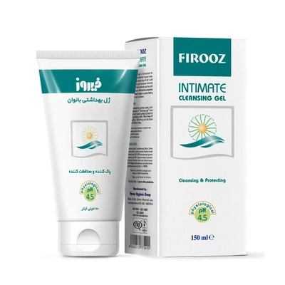 ژل بهداشتی بانوان گلیسیرینه فیروز 150میلی لیتری