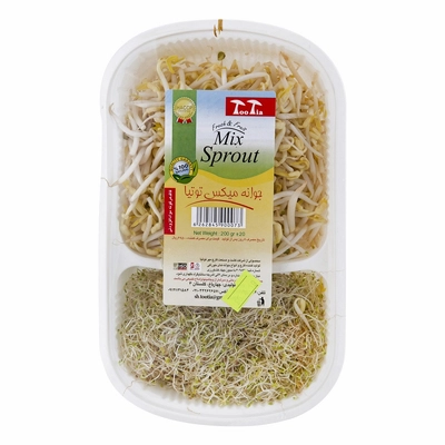 جوانه میکس ترکیبی توتیا 200گرمی