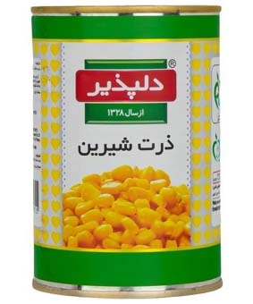 کنسرو ذرت دلپذیر 415 گرم