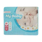 پوشک مای بیبی سایز 4 بسته 32 عددی