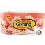 دستمال توالت گلرنگ 2 رول 3 لایه 