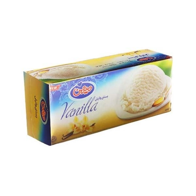 بستنی میهن وانیلی 1لیتر