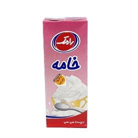 خامه نیم چرب رامک 200 میلی لتر
