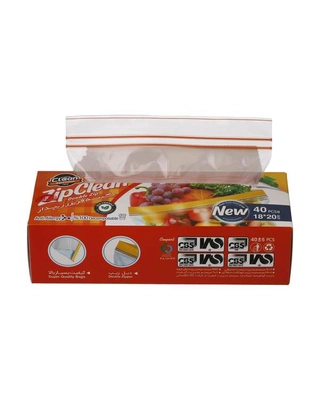 زیپ کیپ سایز 18*20 40 کلین عدد