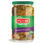 ترشی مخلوط شیشه ای مهرام 660 گرمی