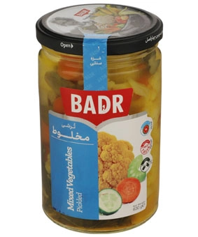 ترشی مخلوط بدر 630 گرم