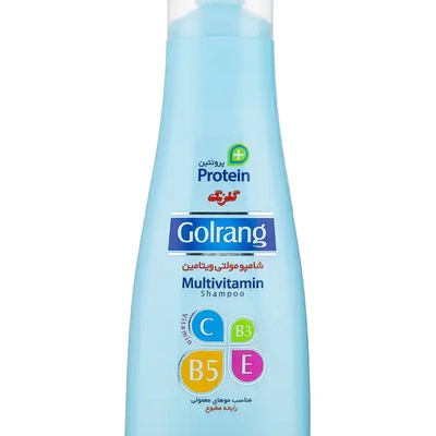 شامپو مولتی ویتامین و پروتئین موهای معمولی گلرنگ 900 گرم