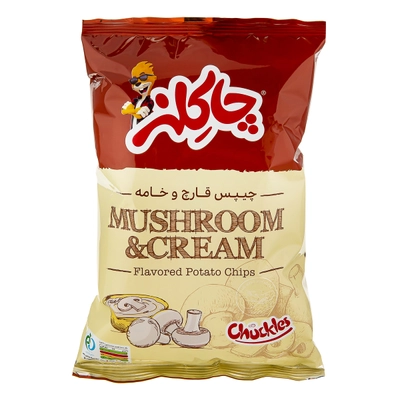 چیپس قارچ وخامه چاکلز 43 گرم 