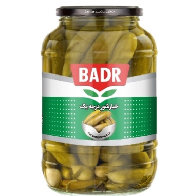 خیارشور درجه یک بدر 1450 گرمی