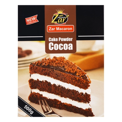 پودر کیک کاکائویی زر 500 گرم