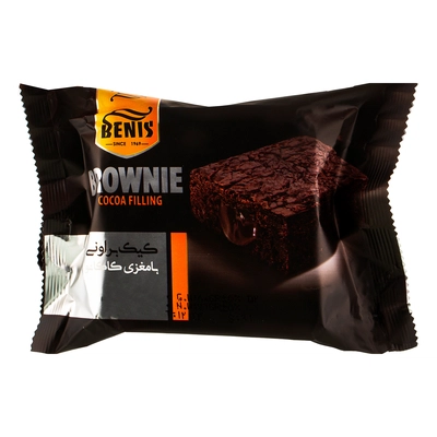 کاپ کیک براونی مغز کاکائو بنیس 80 گرمی