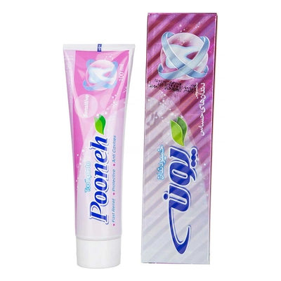 خمیر دندان دندانهای حساس پونه 134 گرم