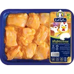 جوجه کباب ران زعفرانی تازه 800 گرمی سالیذ مرغ