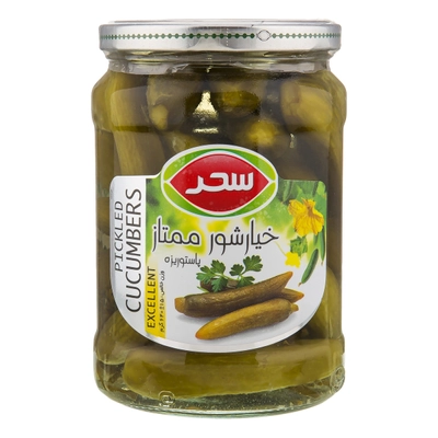 خیار شور ممتاز سحر 640 گرم