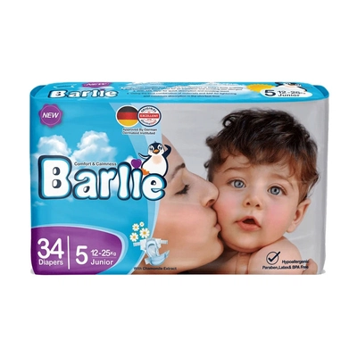 پوشک کامل بچه خیلی بزرگ 34 عددی بارلی