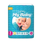 پوشک 14 عددی  سایز 3 مای بیبی