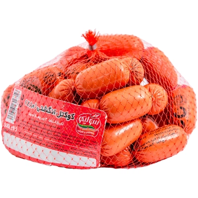 سوسیس کوکتل انگشتی سولیکو کاله 80 درصد 500 گرمی