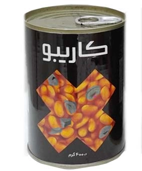 کنسرو لوبیا چیتی با قارچ کاریبو 400 گرم
