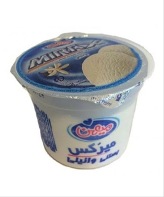 بستنی لیوانی وانیلی میهن 60 گرمی