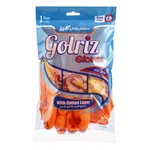 دستکش ساق بلند سایز بزرگ گلریز