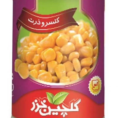 کنسرو ذرت گلچین خزر 400 گرم