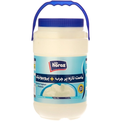ماست پرچرب پروبیوتیک ویتامین دی هراز 1800 گرم