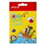 پاستل روغنی 6+1 رنگ مقوایی آریا