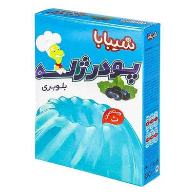 پودر ژله بلوبری شیبابا 100 گرم