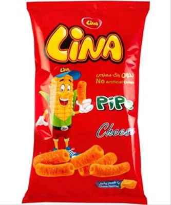 اسنک لوله ای پنیری لینا 137 گرم