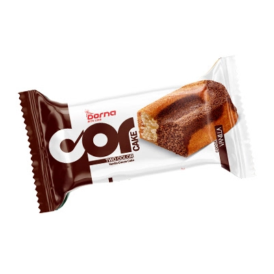 در کیک وانیل کاکائو 50 گرم درنا