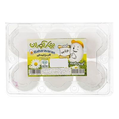 تخم مرغ بهارآوران 6 عددی