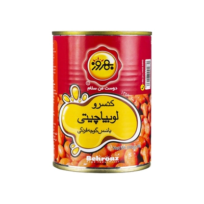 کنسرو لوبیا چیتی بهروز 390 گرمی