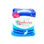 نوار بهداشتی پنبه ریز بالدار بزرگ ویژه شب 10 عدد