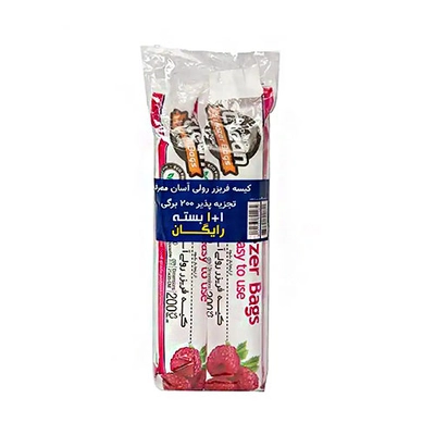 کیسه فریزر رولی 1+1 پتروکلین 200 عدد