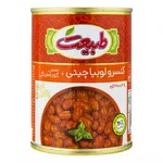 کنسرو لوبیا چیتی با سس گوجه طبیعت 380 گرمی
