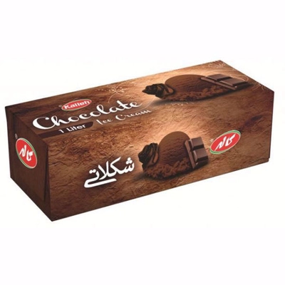 بستنی پاکتی شکلاتی کاله 1 لیتر