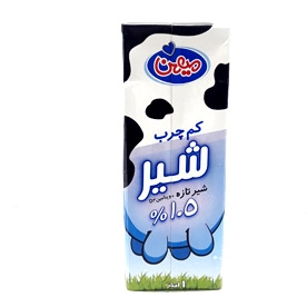شیر میهن کم چرب 1 لیتر