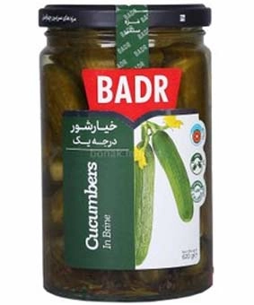 خیارشور درجه 1 بدر 620 گرم