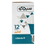 لامپ حبابی 12 وات آفتابی سیدکو