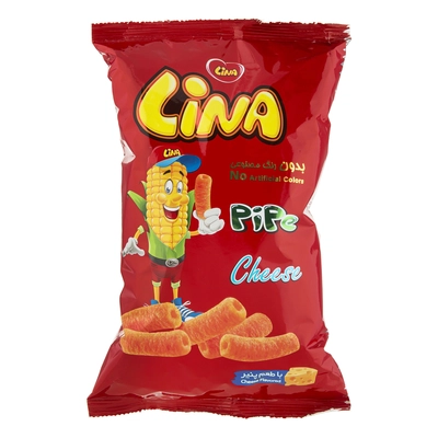 اسنک پنیری لوله ای لینا80 گرم