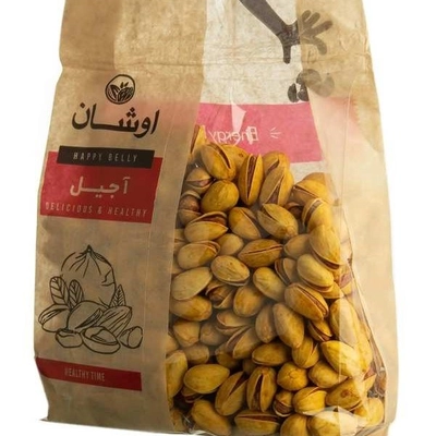 پسته فندقی نمکین زعفرانی اوشان 500 گرم