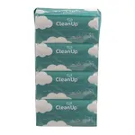 دستمال کاغذی سافت پک 250 برگ دو لایه کلین آپ 4 عدد