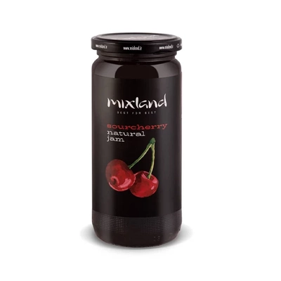 مربای آلبالو شیشه ای میکس لند 625 گرمی