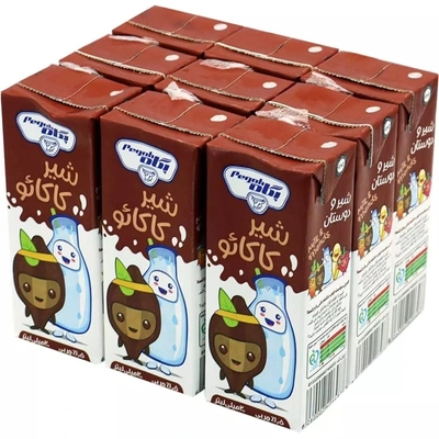 پک شیر کاکائو پاکتی 9 عدد پگاه 200 سی سی