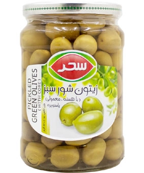 زیتون با هسته سحر 640 گرم
