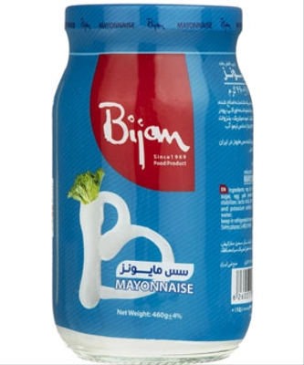 سس بیژن مایونز شیشه 460 گرمی