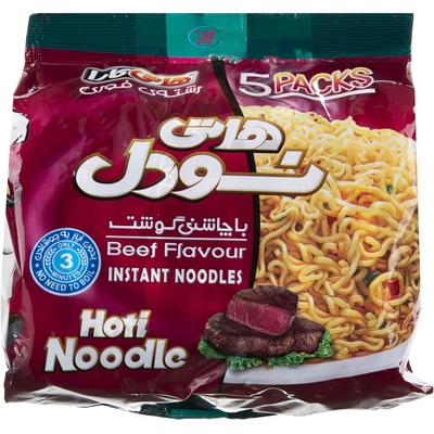 نودل گوشت 5 عدد هفت 77 گرم