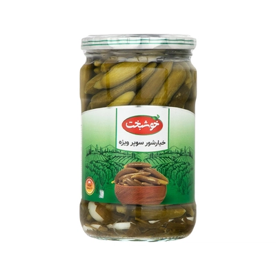  کنسرو خیارشور سوپر ویژه خوشبخت 660 گرم 