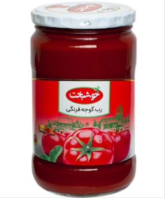 رب گوجه فرنگی خوشبخت شیشه 700 گرم