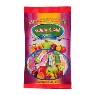 لواشک پذیرایی چند میوه خشکپاک 300 گرمی